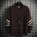 Sudadera de primavera y otoño de color liso para hombre