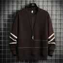 Sudadera de primavera y otoño de color liso para hombre