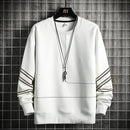 Sudadera de primavera y otoño de color liso para hombre