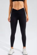 Legging actif taille haute avec poches