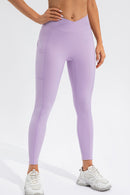Legging actif taille haute avec poches
