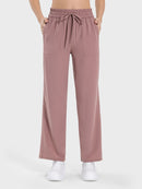 Pantalon actif avec poches à cordon