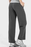 Pantalon actif avec poches à cordon