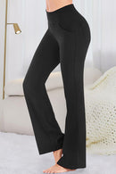 Pantalon actif taille haute avec poches