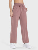 Pantalon actif avec poches à cordon