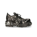 Zapatos RETRO de cuero estilo punk para hombre