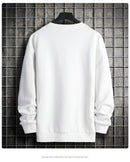 Sudadera holgada informal con estampado de letras para hombre