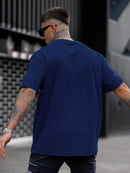 CALIFORNIA Camiseta de algodón con estampado de letras para hombre