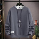 Sudadera con cuello redondo Harajuku coreana para hombre, primavera y otoño