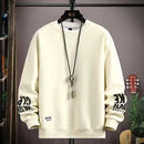 Sudadera con cuello redondo Harajuku coreana para hombre, primavera y otoño