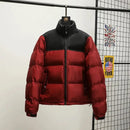 Manteau Parkas Patchwork Double Couleur d'Hiver pour Homme