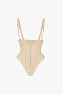 Body moldeador con cremallera y correa ajustable de tamaño completo