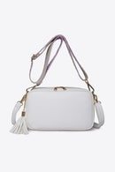 Bolso bandolera con borlas de cuero PU