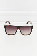Gafas de sol cuadradas de carey con montura completa