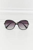 Gafas de sol híbridas de metal y plástico con montura completa