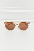 Gafas de sol redondas con montura de policarbonato y montura completa