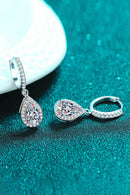 Boucles d'oreilles en forme de larme Moissanite