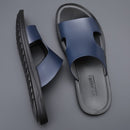Sandalias transpirables de cuero de verano para hombres