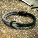 Bracelet noué à double couche MK pour homme