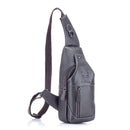 BULLCAPTAIN Sac bandoulière en cuir pour homme