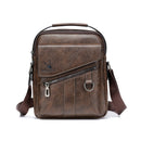 WEIXER Bolso bandolera de piel sintética para hombre