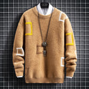 Jersey de cachemira de manga larga para hombre