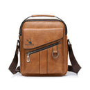 WEIXER Bolso bandolera de piel sintética para hombre