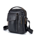 BULLCAPTAIN Bandolera de piel auténtica para hombre