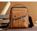 WEIXER Bolso bandolera de piel sintética para hombre