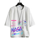T-shirt graphique d'été de la NASA pour hommes