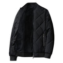 MANTORS Chaqueta informal cálida de forro polar de algodón para hombre