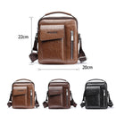Bolso de hombro multifunción de cuero PU para hombre WEIXIER