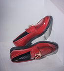 Chaussures en similicuir italien vintage pour hommes