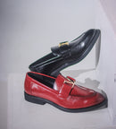Chaussures en similicuir italien vintage pour hommes