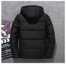 Chaqueta acolchada de invierno con capucha para hombre DES