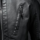 PHO Chaqueta ligera de piel sintética para hombre