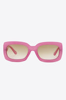 Gafas de sol rectangulares con montura de policarbonato