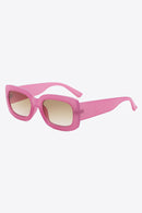 Gafas de sol rectangulares con montura de policarbonato