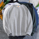 Men's Casual Plain Color Light Weight Sweatshirt - AM APPAREL