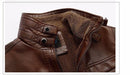 Men's Mountainskin Faux Leather Winter Jacket - AM APPAREL