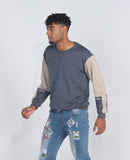 Men's Round Neck Sport Long Sleeve Top - AM APPAREL