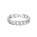 Men's Thick Zircon Iced Bracelet - AM APPAREL