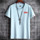 Unisex Solid Colored  O Neck T-Shirt - AM APPAREL