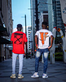 VLONE Unisex Butterfly 100% Cotton Streetwear T-shirt - AM APPAREL