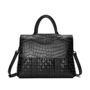 Women's Real Leather One Shoulder Handle Bag - AM APPAREL