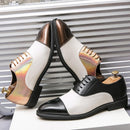 YRL Men's Multi Color Pantent Leather Oxfords - AM APPAREL