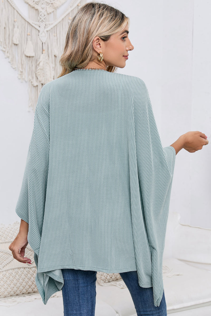 Open Front Dolman Sleeve Cardigan