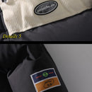 Abrigo de invierno holgado de doble color para hombre