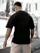 CALIFORNIA Camiseta de algodón con estampado de letras para hombre 