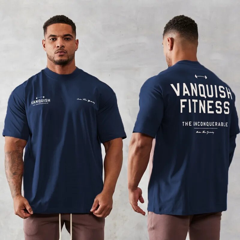 Men's Vintage Oversized Fitness T-Shirt